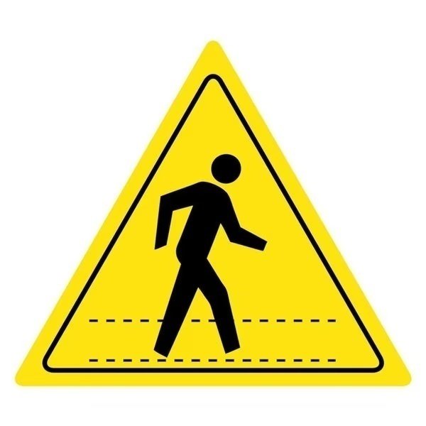 Finished Goods 32in Diameter Non Slip Floor Sign, 5S Supplies, Mfr#: FS-FINGOODS-32
